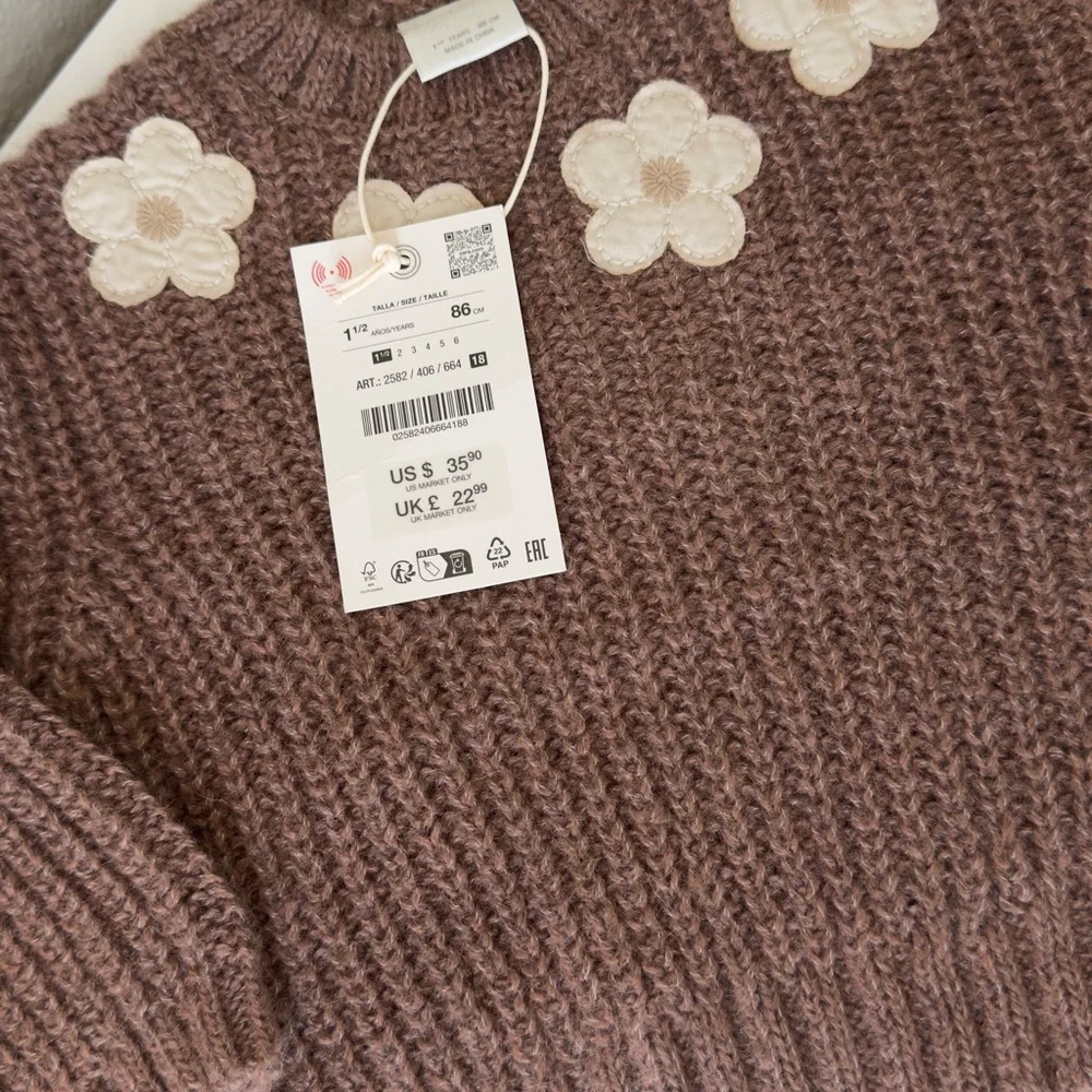 Zara Kids girl size 1.5 years new - Picture 2 of 6